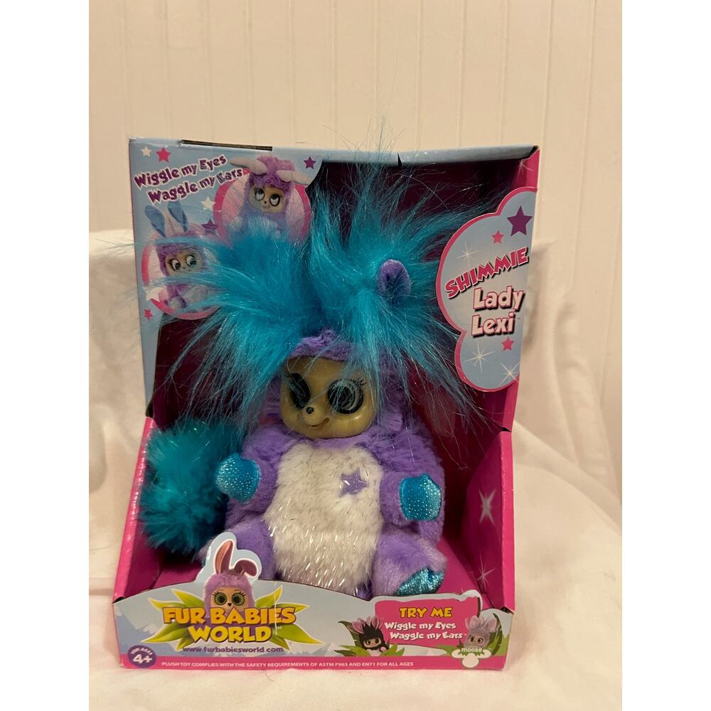 Lot 2 Fur Babies World Shimmies, Lady Lexi & Lady Lulu New in Box